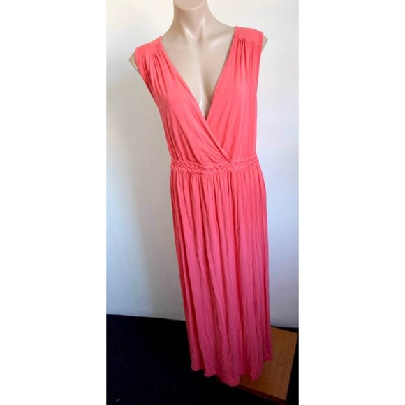 AUTOGRAPH plus 20 watermelon cross over summer beach MAXI DRESS ♡ B1062 - Picture 5 of 9